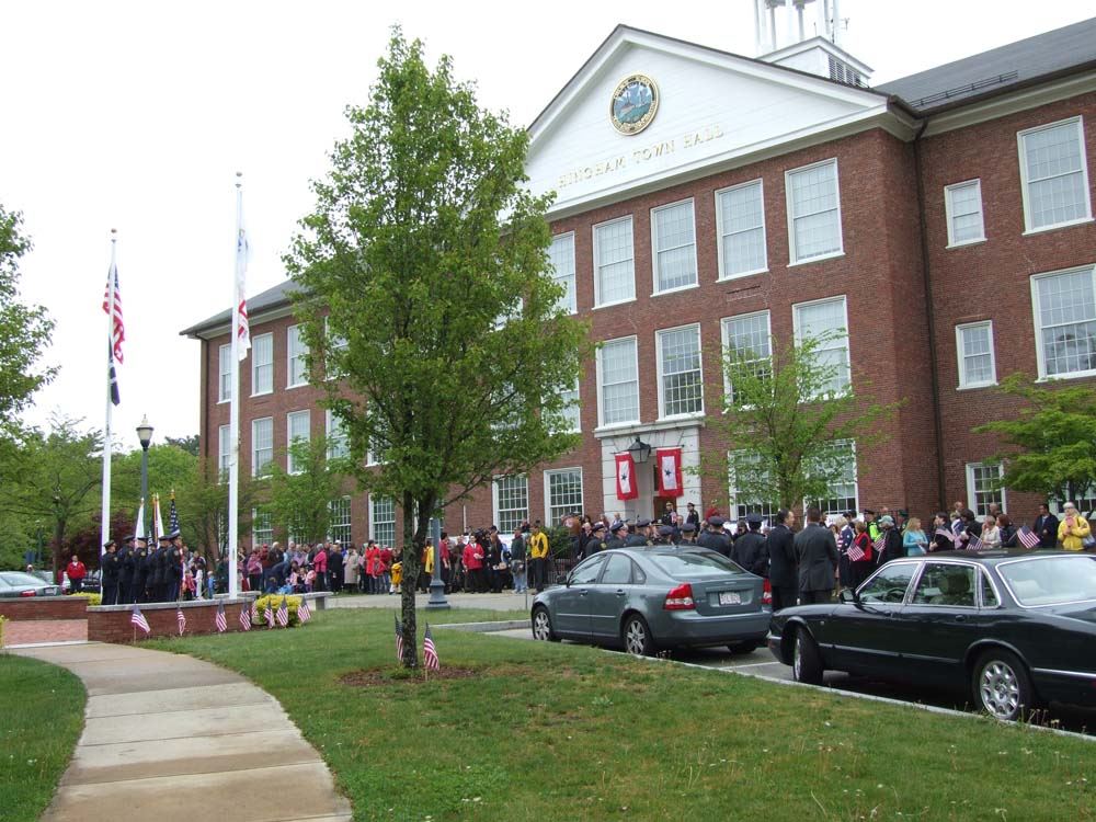 Hingham residents welcoming Army CPL John Marquard